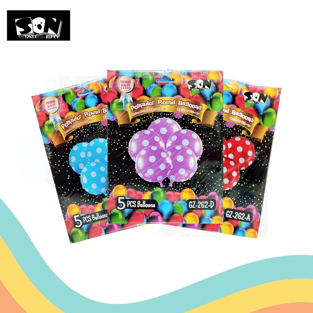 

BALON SON BULAT POLKADOT GZ-262 A-D (1 PCS)