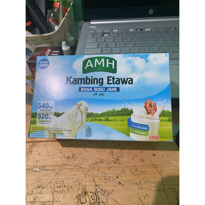 

AMH SUSU KAMBIBG ETAWA 10 Sachet rasa original dan susu jahe