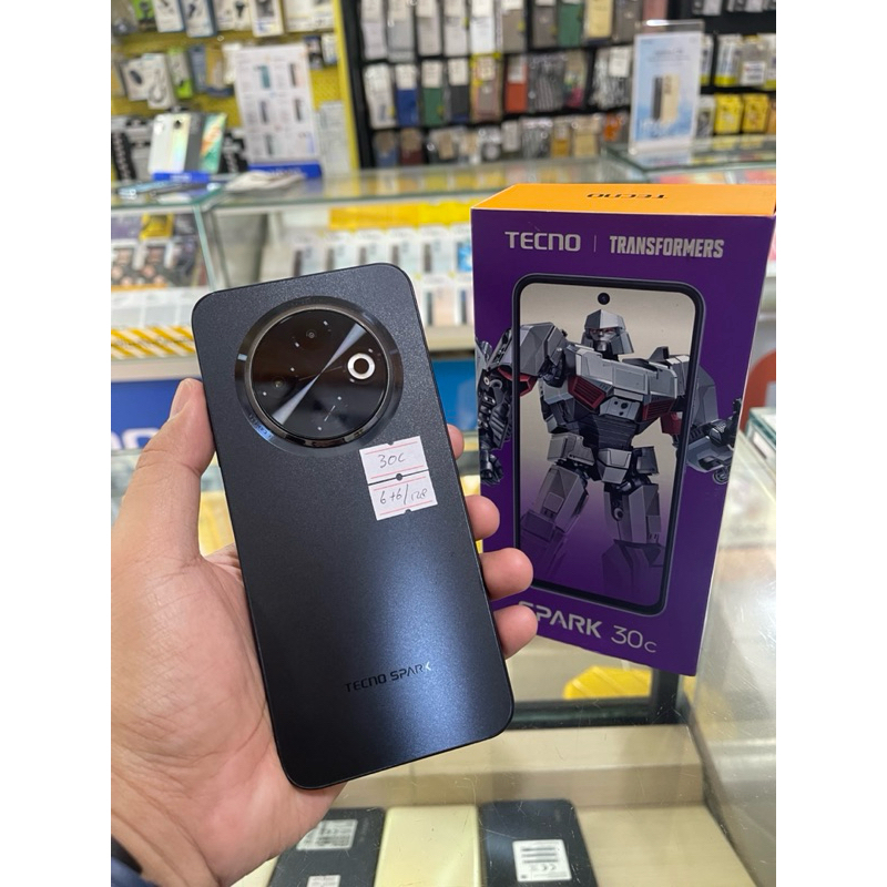 SECOND TECNO SPARK 30C RAM 6+6/128 MASIH GARANSI RESMI MULUS FULLSET