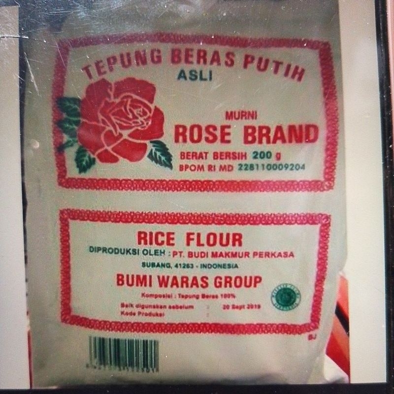 

Tepung Beras (rose brand) 500gr