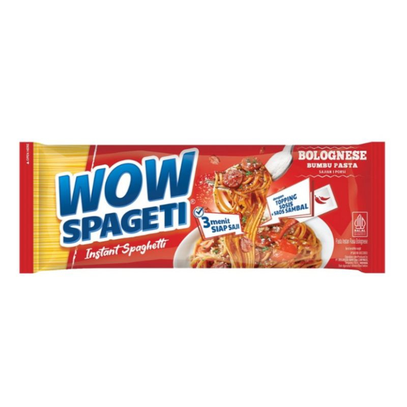 

[ 3 Pcs ] Wow Spageti Instan 84gr / Bolognese / Carbonara