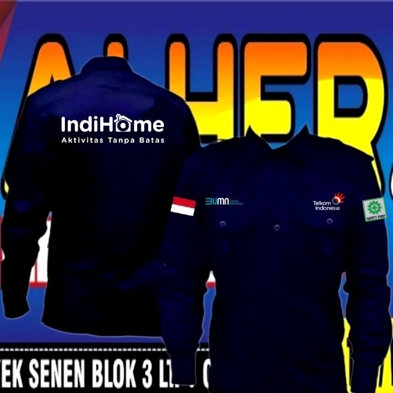 kemeja Telkom akses baju Telkom akses seragam Telkom akses Pdh Telkom akses Pdl Telkom akses Kemeja 