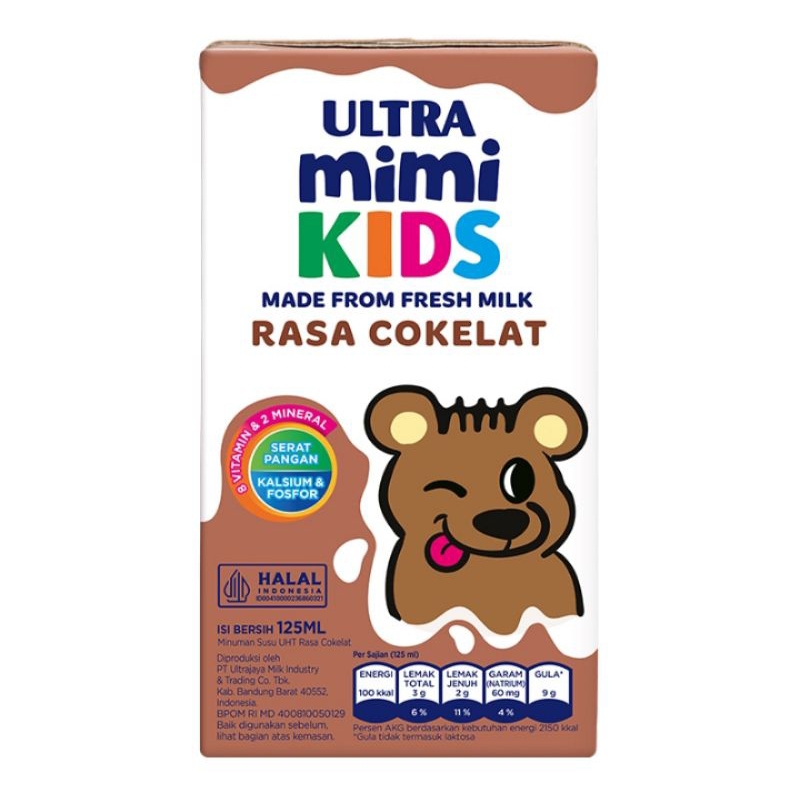 

Ultra mimi kids susu UHT kotak 125 ml