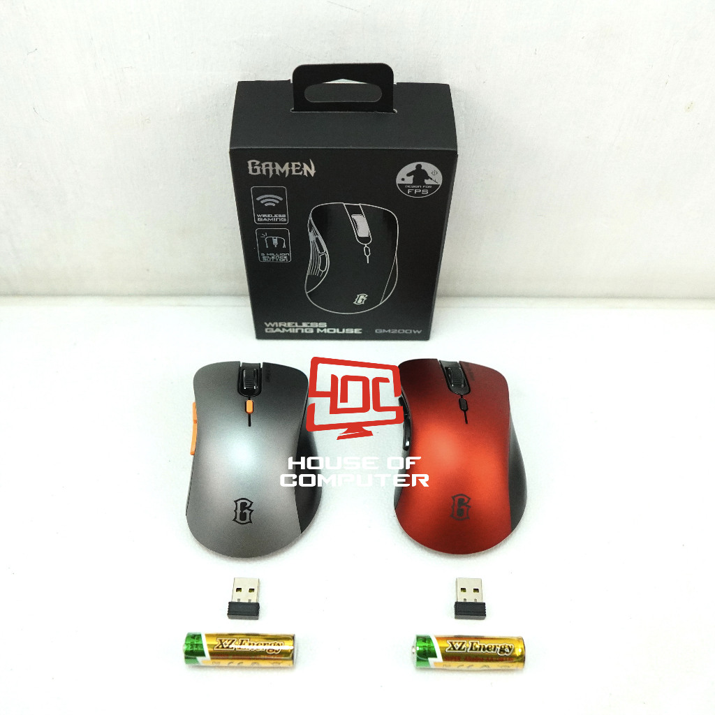MOUSE GAMING GAMEN WIRELESS GM200W 2400DPI