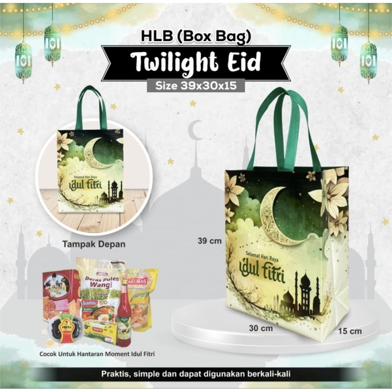 

TAS PARCEL LEBARAN 38x30x15 | IDUL FITRI PRINTING LAMINASI 120 GSM BAHAN TEBAL TAS SEMBAKO JUMBO