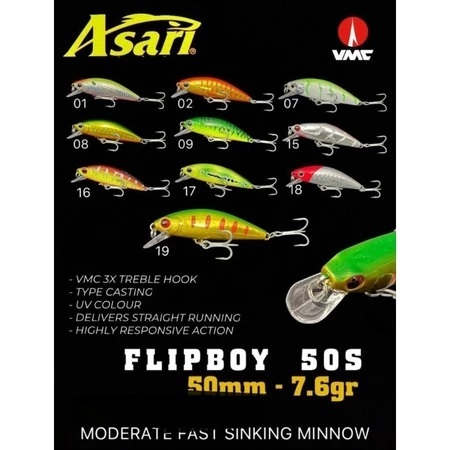 MINNOW ASARI FLIPBOY 50 S
