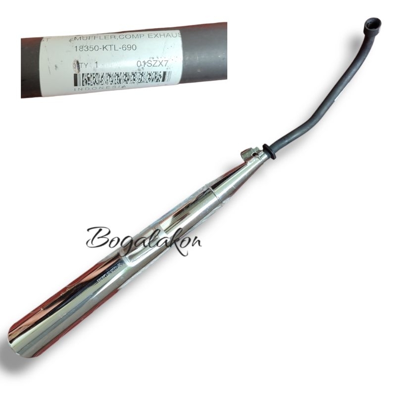 Knalpot supra fit new original ahm 18350ktl690