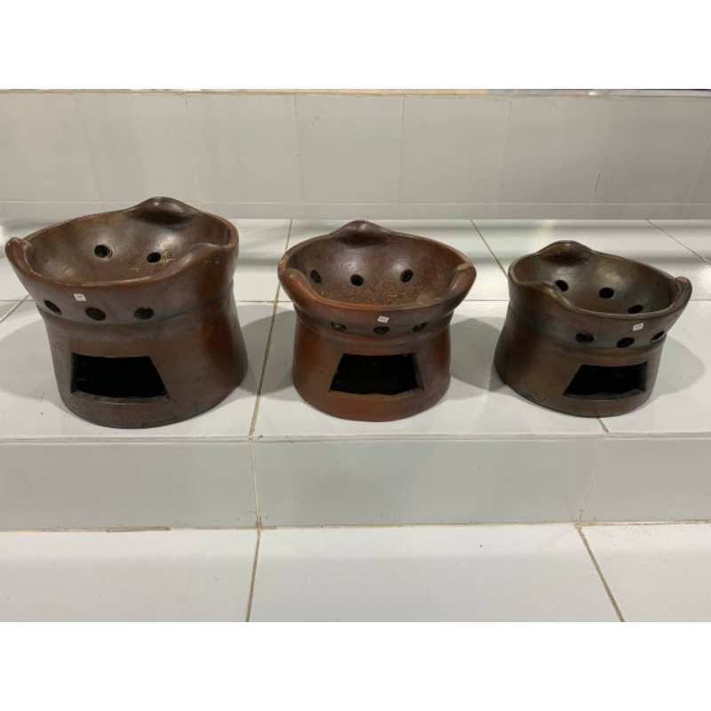 Anglo Tungku Tanah Liat Gerabah Kompor Tradisional