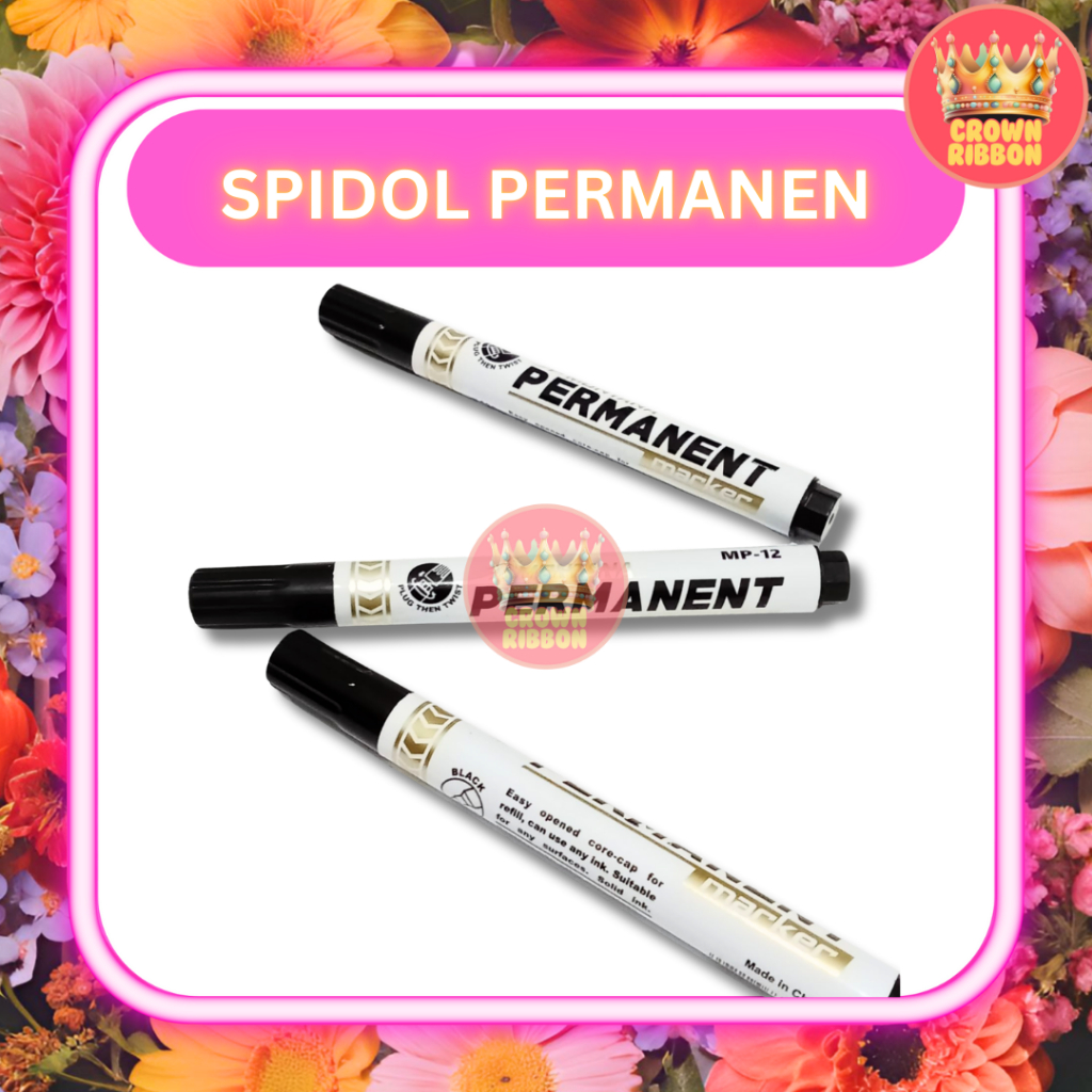 

Spidol Permanen (Tidak bisa hapus)