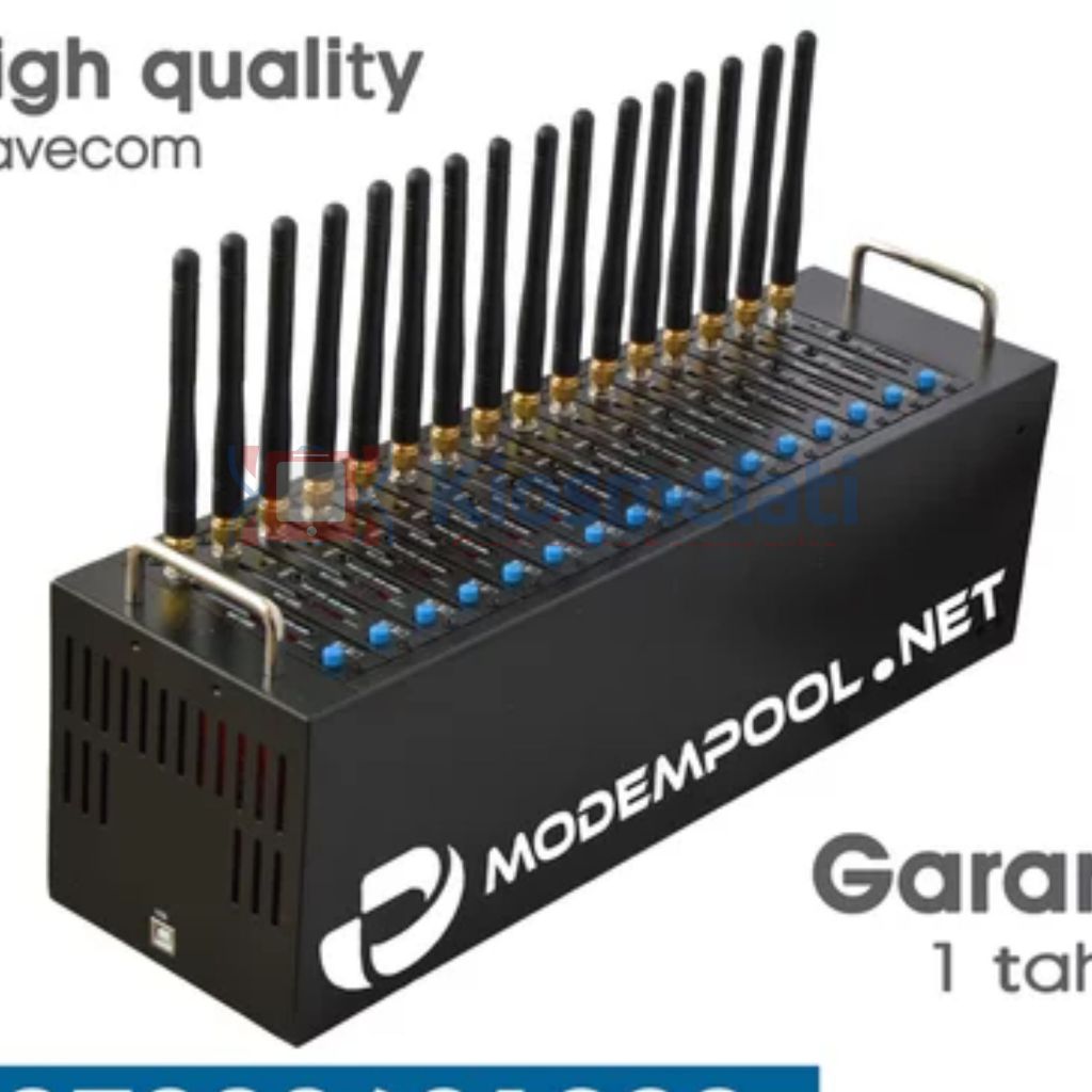 MODEM FOXCOM 16 PORT 2G USAGE DATA KUOTA SEKEN