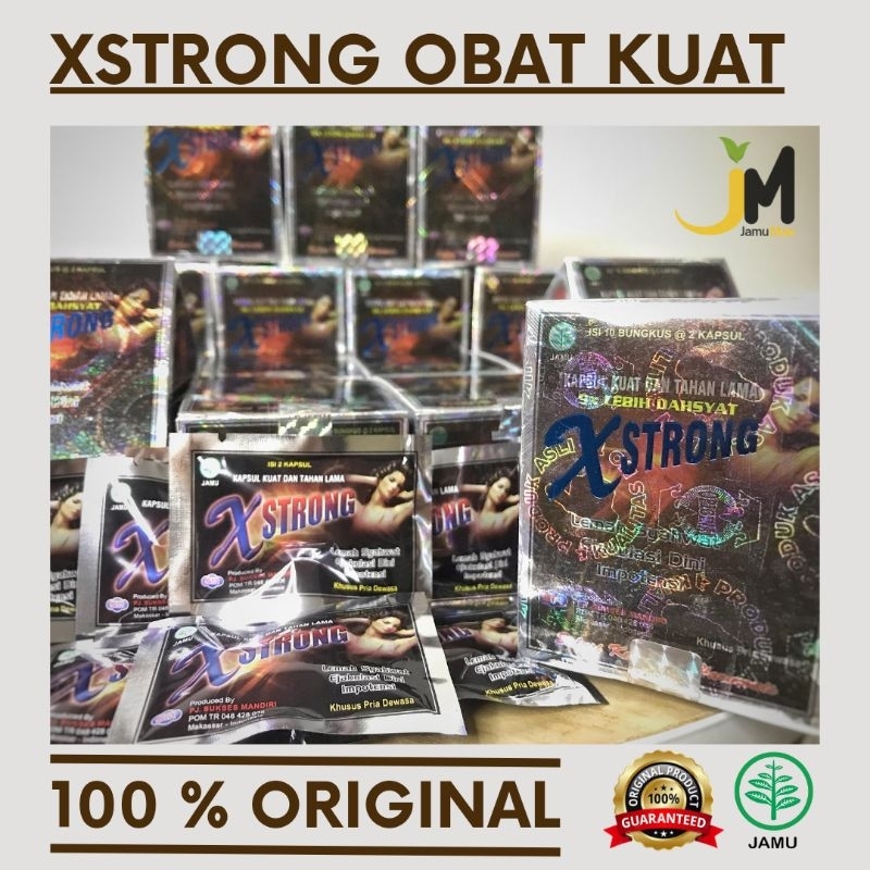 XSTRONG KAPSUL ORIGINAL ISI 10 OBAT KUAT