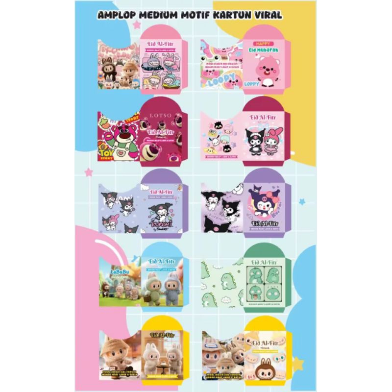

Amplop Lebaran Medium Motif Kartun Viral Amplop viral amplop Lebaran