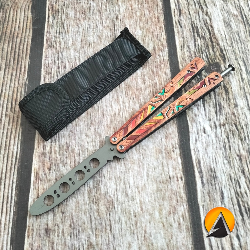 Pisau lipat balisong training X1