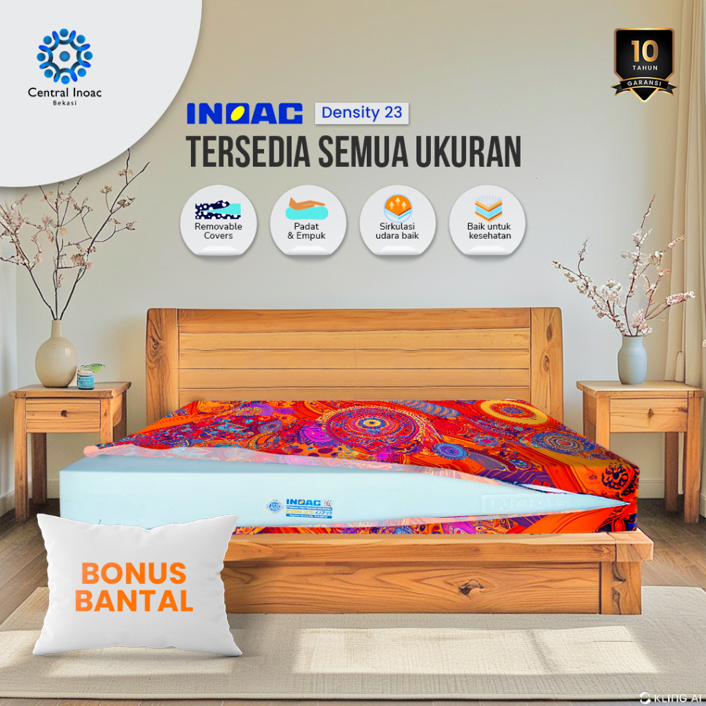 Kasur Busa Inoac EON D23 No. 1 Garansi 10 Tahun Original Busa Premium