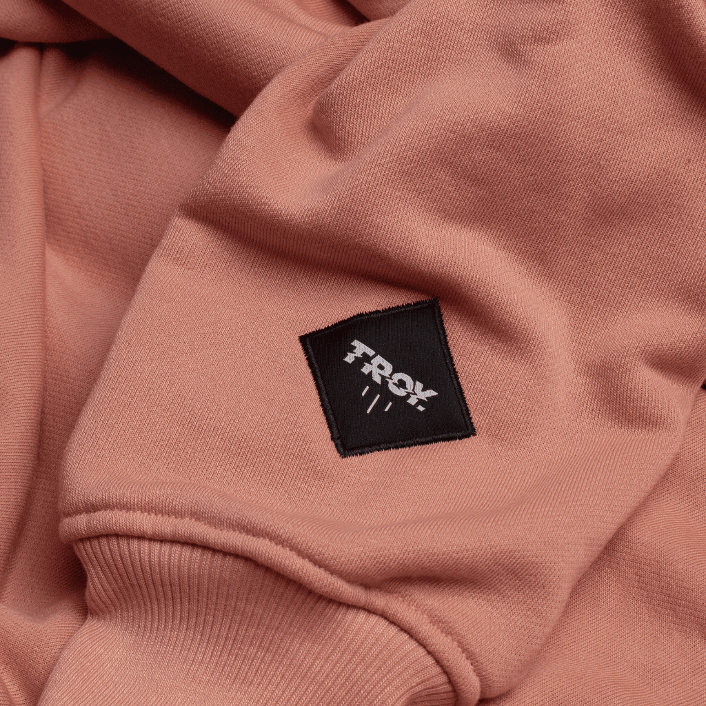 Troy Company Pullover Hoodie Pink Salmon Best Friend - Hoodie Pria Wanita Pink Salmon KH 2635