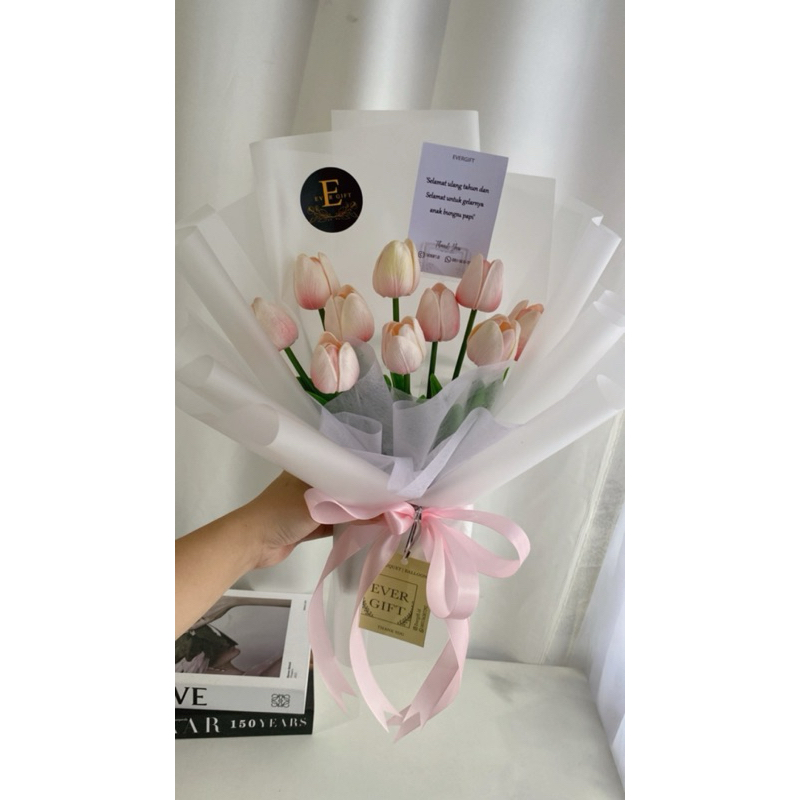 Tulip Bouquet/Buket Tulip/Buket Bunga Tulip Artificial