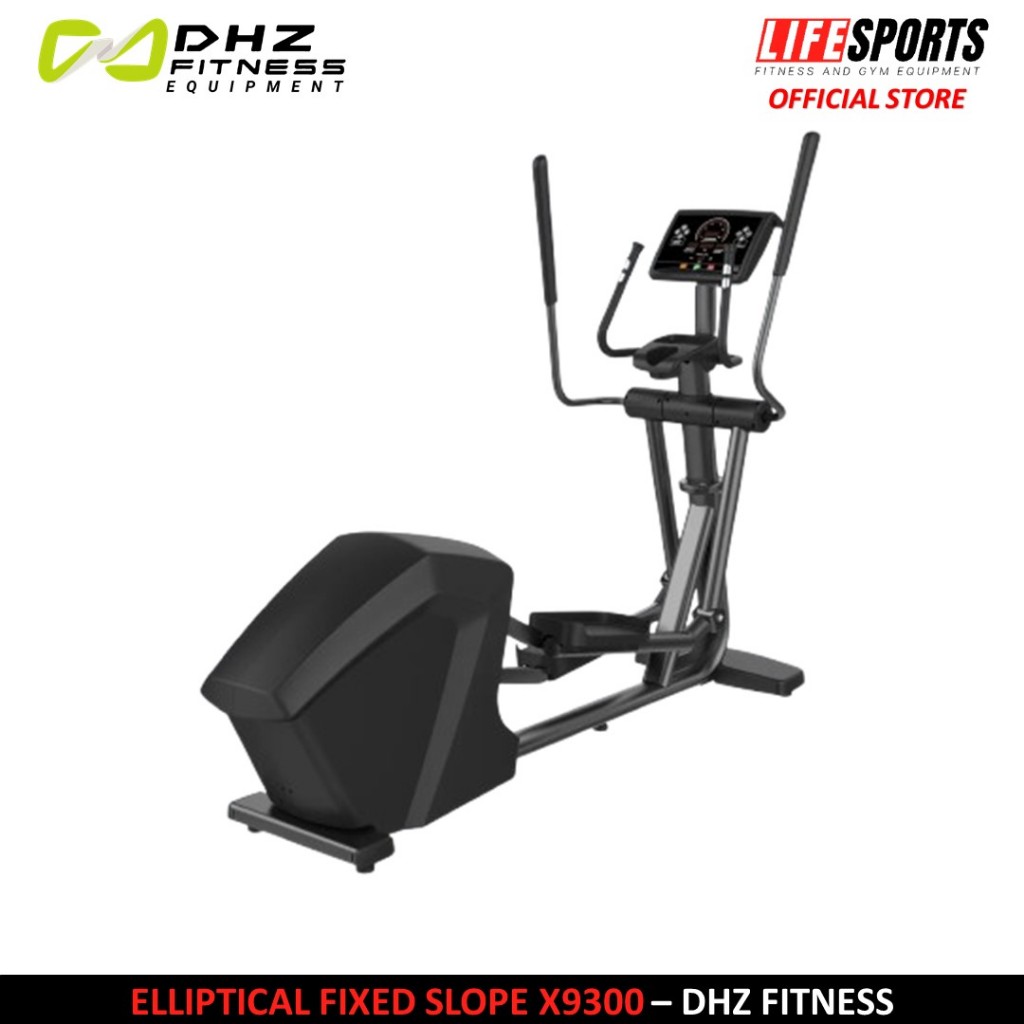LIFESPORTS - New Alat Olahraga Fitness Crosstrainer Elliptical Fixed Slope X9300 DHZ Cardio Series