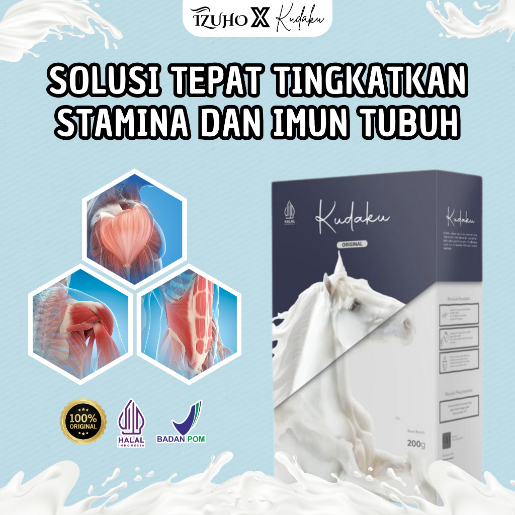 

KUDAKU Susu Murni Kuda Liar Asli Sumbawa Solusi Tepat Tingkatkan Stamina dan Daya Tahan Tubuh - BPOM