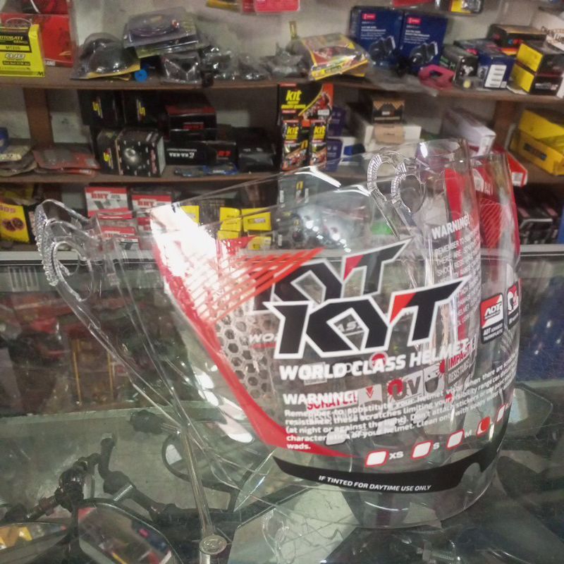 Kaca Helm Visor KYT 2 Vision Original Kyt Asli Kyt