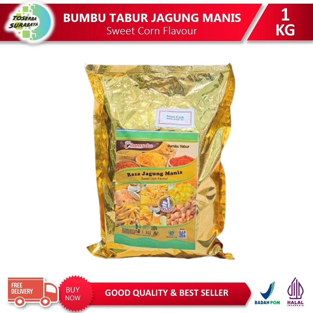 

Bumbu Tabur Jagung Manis 1kg / SEASONING POWDER Sweet Corn Seas