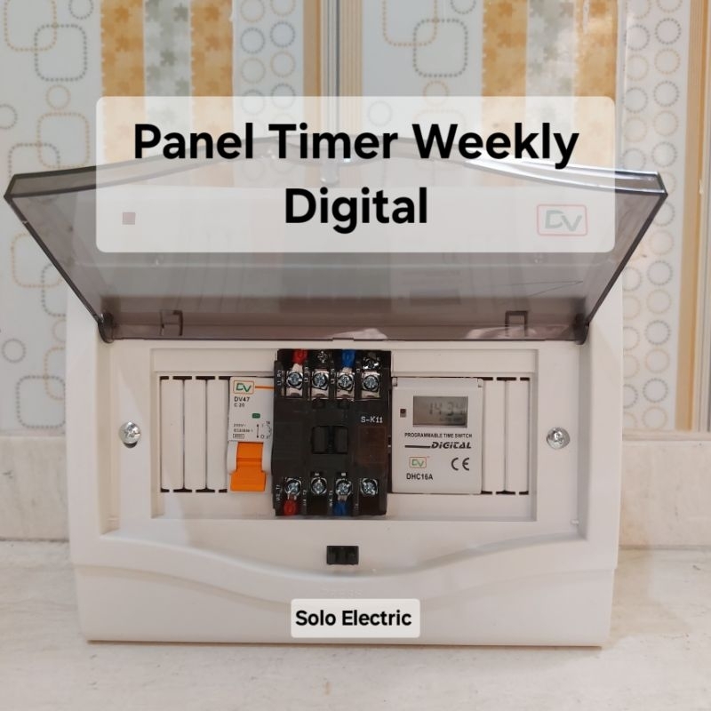Timer Digital Weekly / Panel Timer Lampu Otomatis