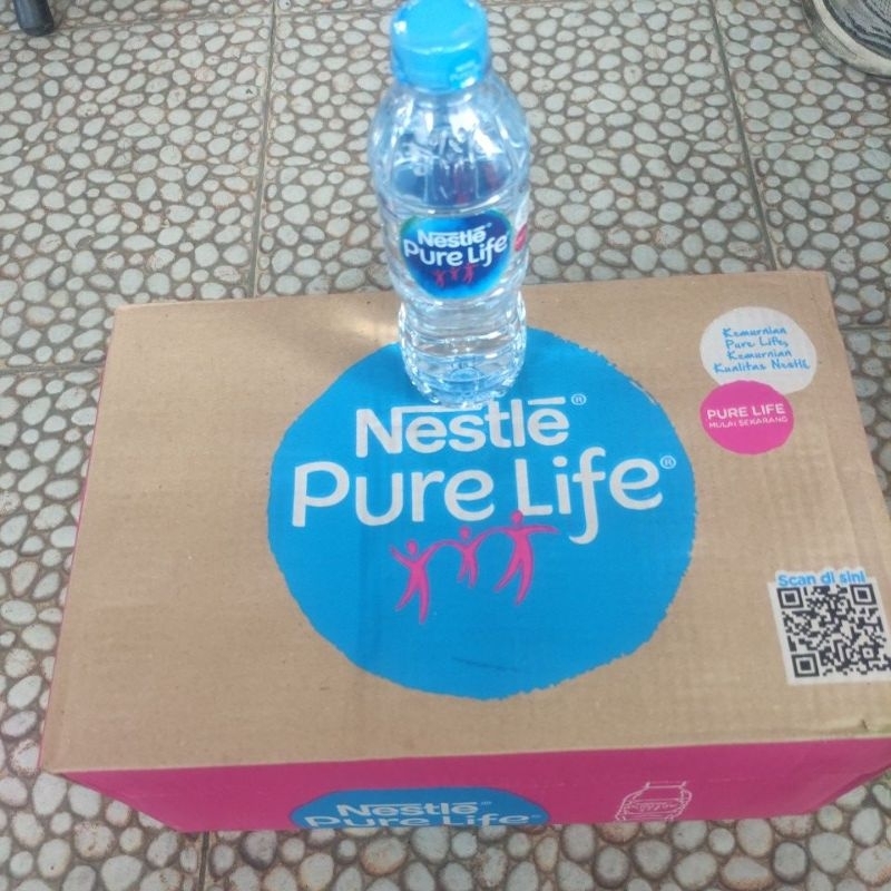 

NESTLE PURE LIFE AIR MINERAL MURNI BERKUALITAS PER KARTON (330mL x 24botol)