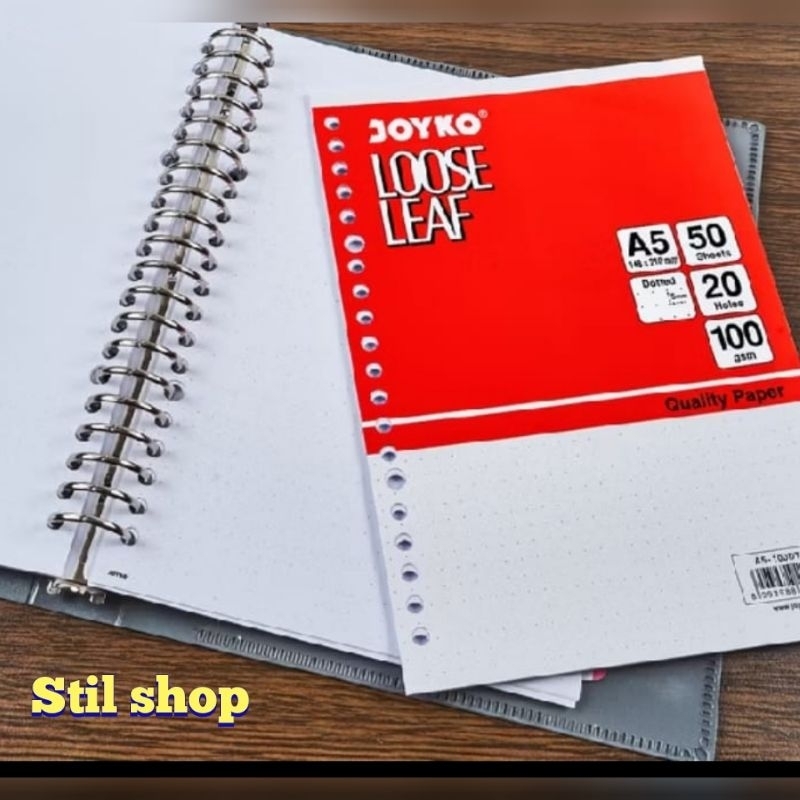 

LOOSE LEAF JOYKO UKURAN A5 isi 50 dan 100 Lembar