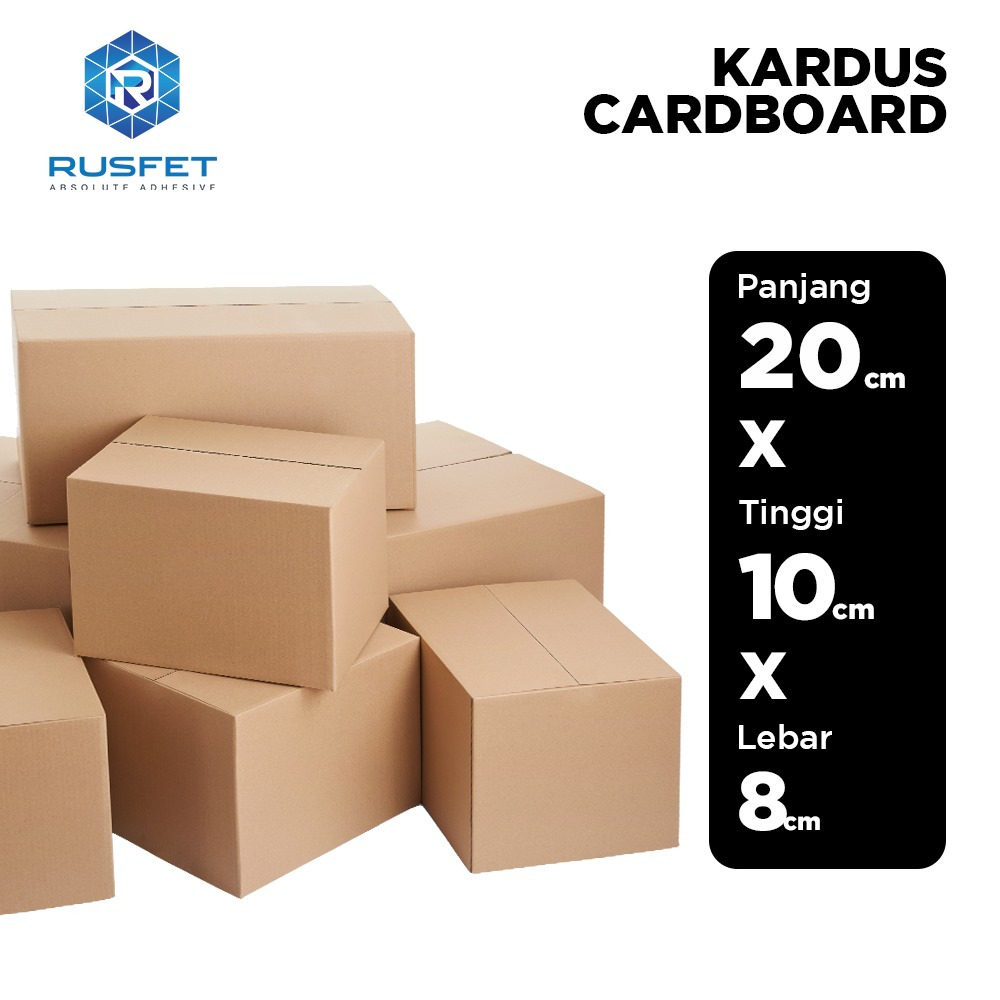 

Karton Box/Kardus Packing/Kotak/Dus Packaging Single Wall Termurah 20x10x8