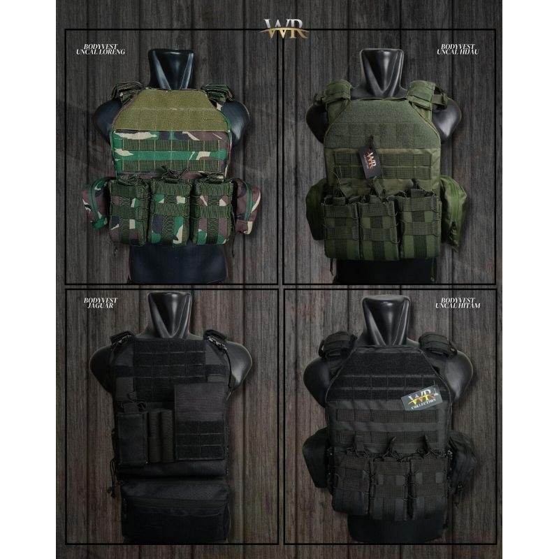 Bodyvest Uncal TNI/Polri / Rompi Anti Peluru TNI/Polri