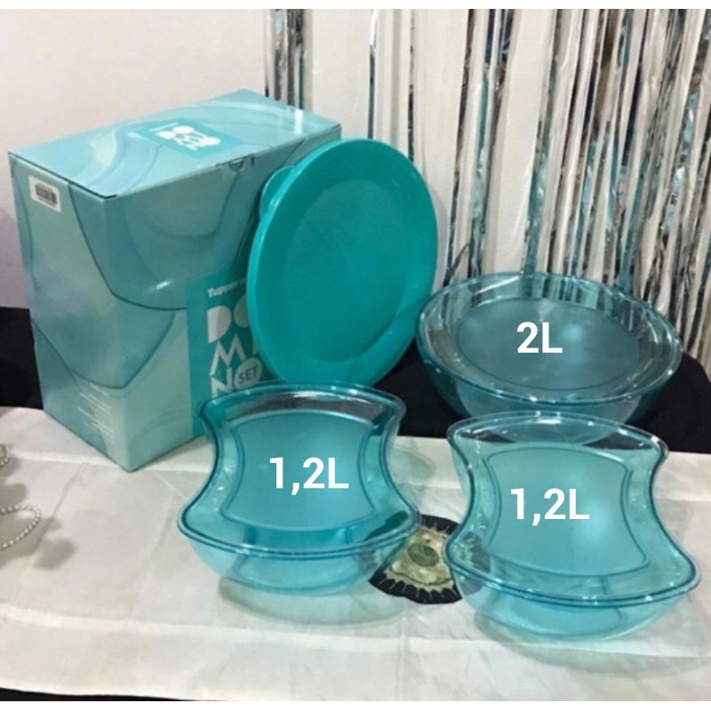Wadah Saji Tupperware Domino / Get Together Set