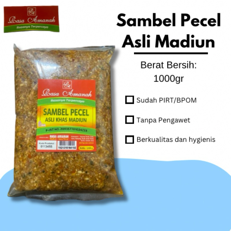 

RA SAMBEL PECEL ASLI MADIUN sambel Pecel Madiun Berkualitas hygienis termurah