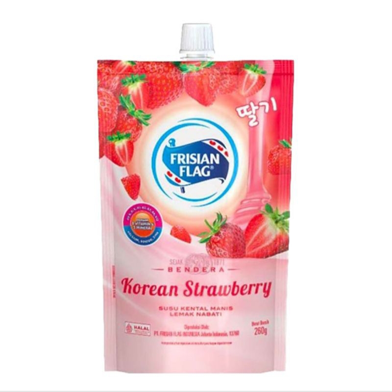 

FRISIAN FLAG Kental Manis Korean Strawberry 260 g