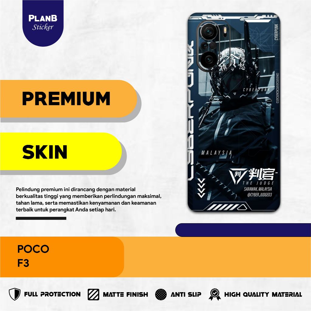 Skin Sticker Poco F3 - AI