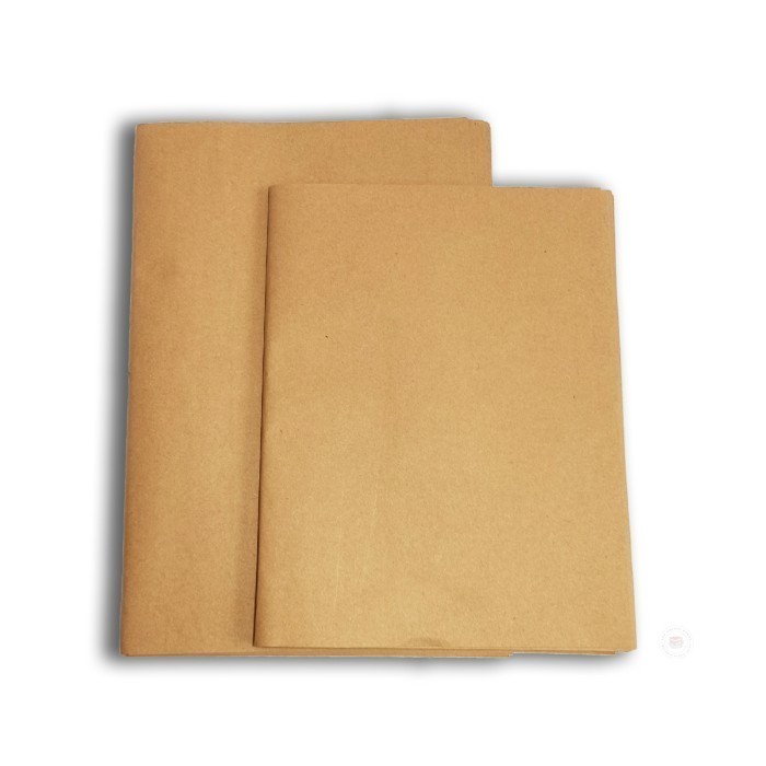 

NonBrand - Sampul Buku Coklat Polos Ukuran Quarto & Boxy - ( Pack )