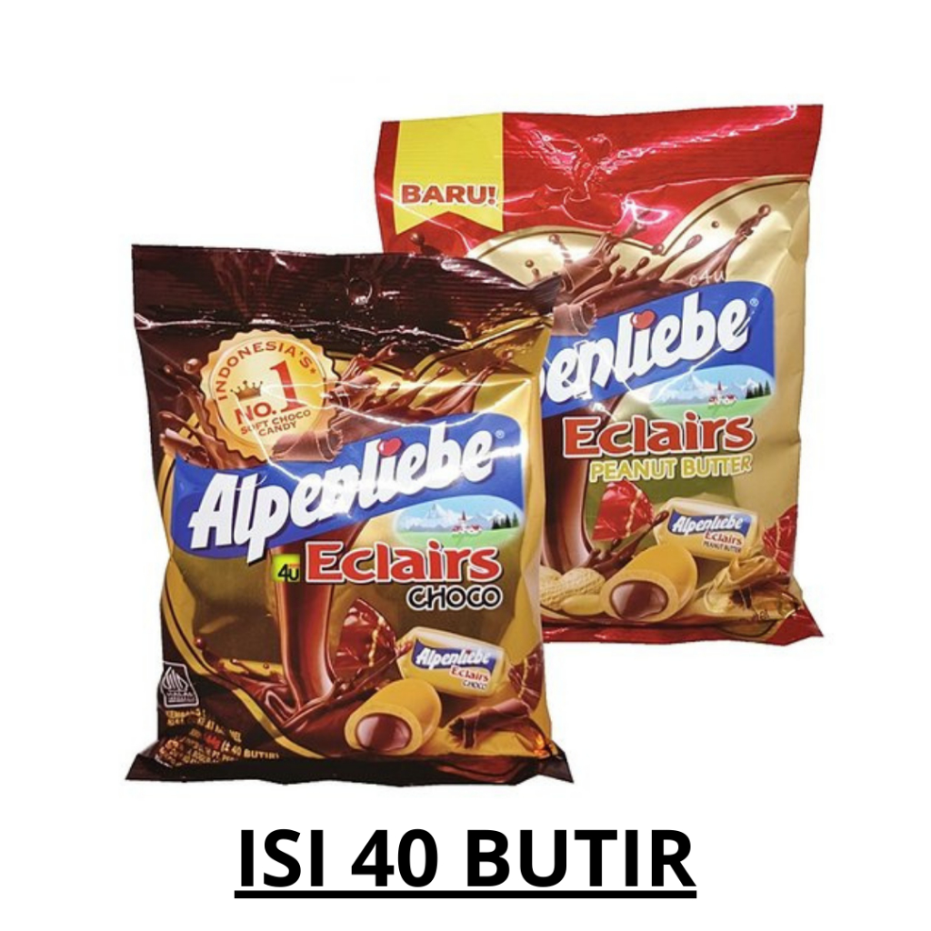 

PERMEN ALPENLIEBE ECLAIR ALPEN ECLAIRS 144 GRAM 1 PACK ISI 40 BUTIR BUAH BIJI STROBERI KARAMEL KISS CEMILAN ANAK GROSIR MURAH MAKANAN RINGAN gr 125gr WDMART