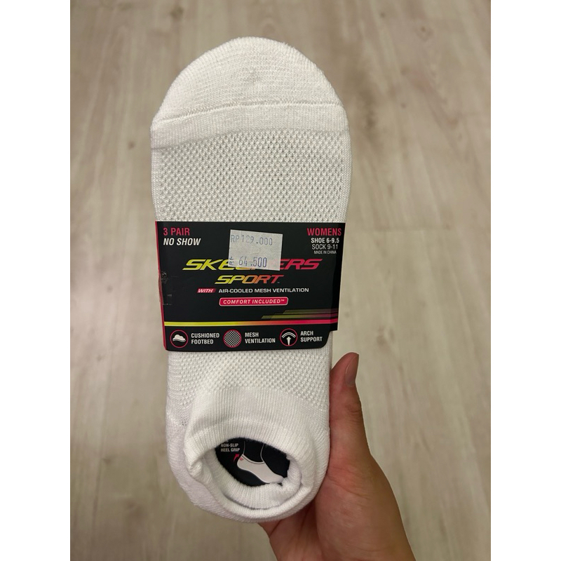 Skechers Women Socks No Show 3 pairs