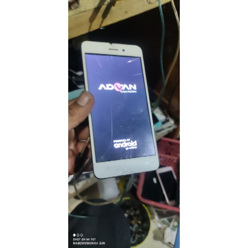 advan s50 4g mesin normal lcd bagus tc pecah