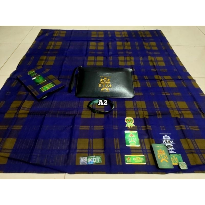 Sarung BTM FULL SUTRA 210 Motif KDT KRJ GOLD