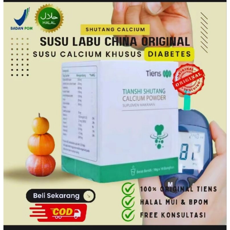 

Susu Labu Kuning China Untuk Diabetes Calsium Powder BPOM Halal 100 % Original