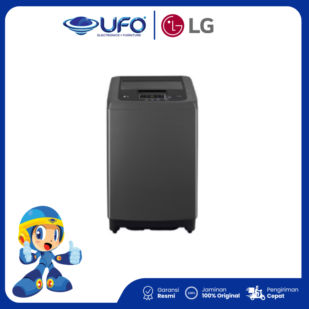 LG T2312VSPB Mesin Cuci Top Loading 12kg Smart Inverter