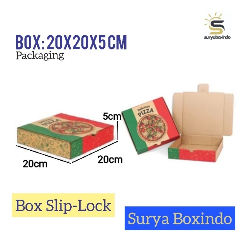 

Box Pizza 20x20x5 cm/Kemasan Pizza