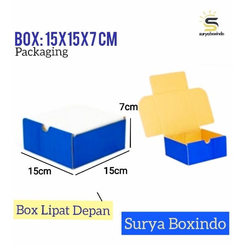 

Box 15x15x7 cm (LD) Kardus/Karduskecil/kardusmini/Boxkecil/Hampers/Gift/Kemasan