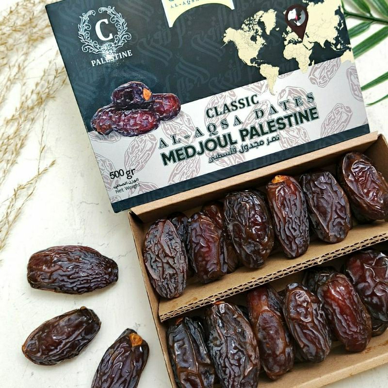 

KURMA Medjool Classic Palestinian, ready kemasan 1kg, 500gr