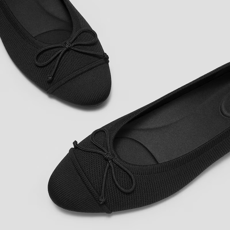 Vivaia Tiana Black Flats size 37.5