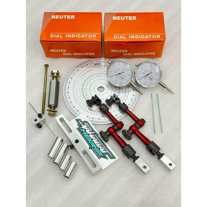 dial set busur derajat motor dudukan dial universal