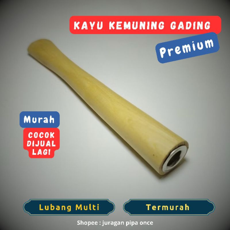 Once Pipa Rokok Kayu  Kemuning Langka