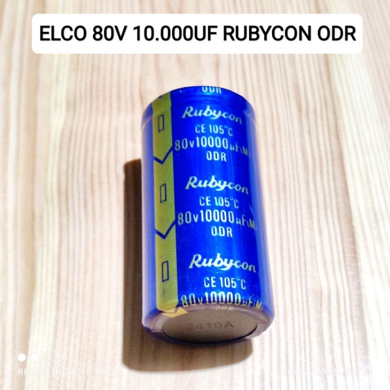 KAPASITOR ELCO 80V 10000UF RUBYCON MURAH