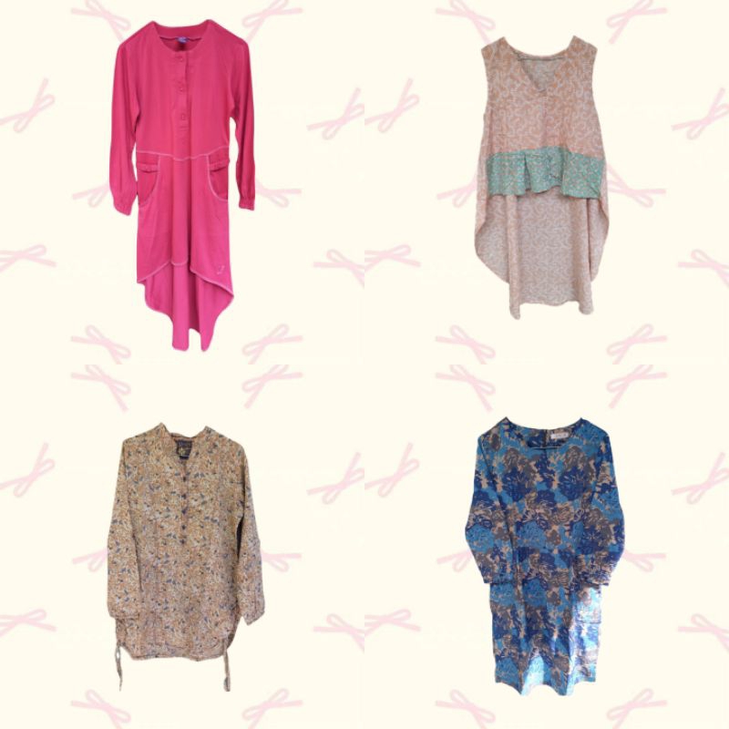 hellofairy.co | blouse kemeja tunik rompi batik atasan preloved