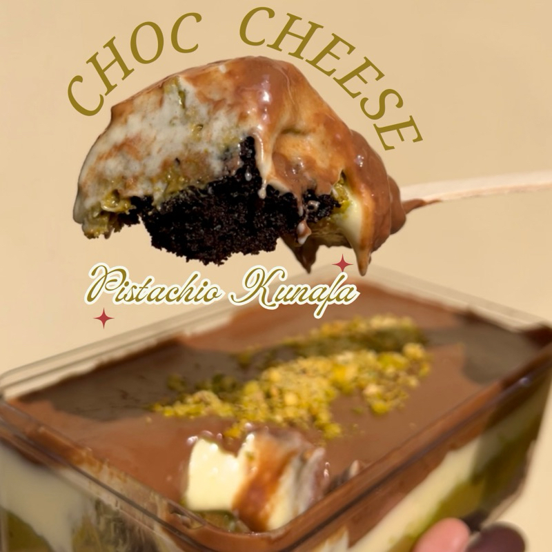 

CEVELLE Choc Cheese Pistachio Kunafa | Dubai Chocolate