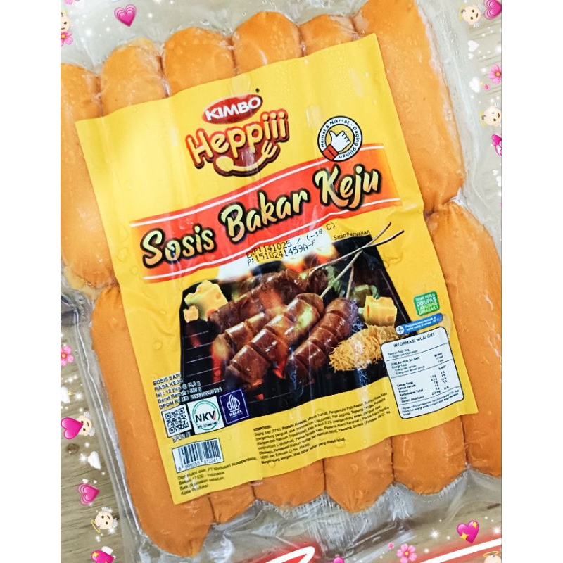 

SOSIS SAPI BAKAR KEJU HEPPII KIMBO 500GR ISI 12PC vigo / SOSIS SAPI KEJU